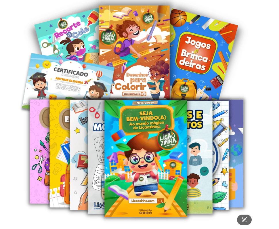 Coleção de livros e atividades Liçãozinha em PDF